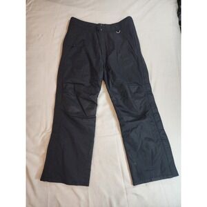 Slalom Mens Vintage Y2K Full Side Zip Ski Pants Black XL Snow Pants